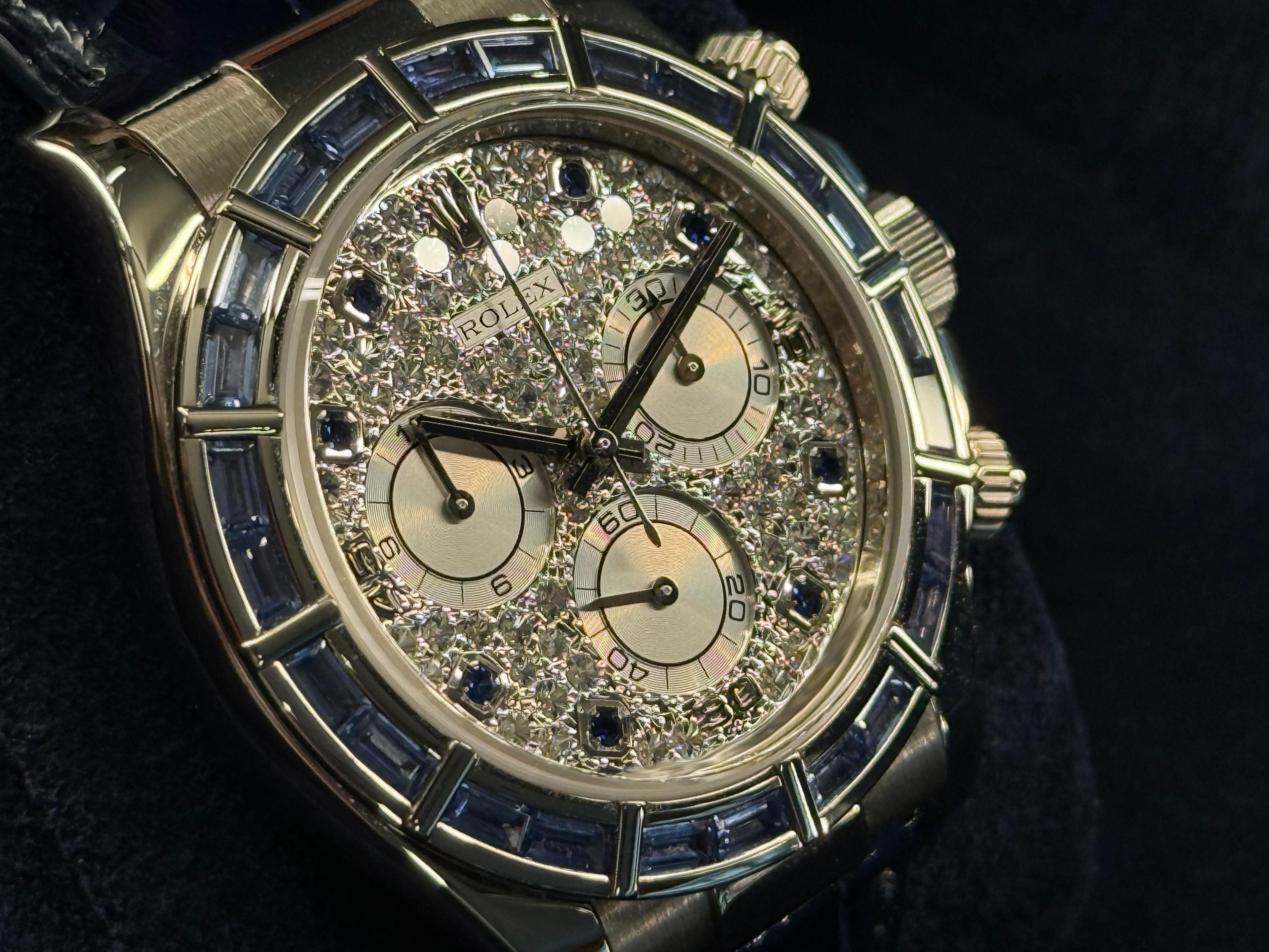 Oyster Perpetual Daytona Sapphire White Gold Diamonds Dial - 116589 SACI