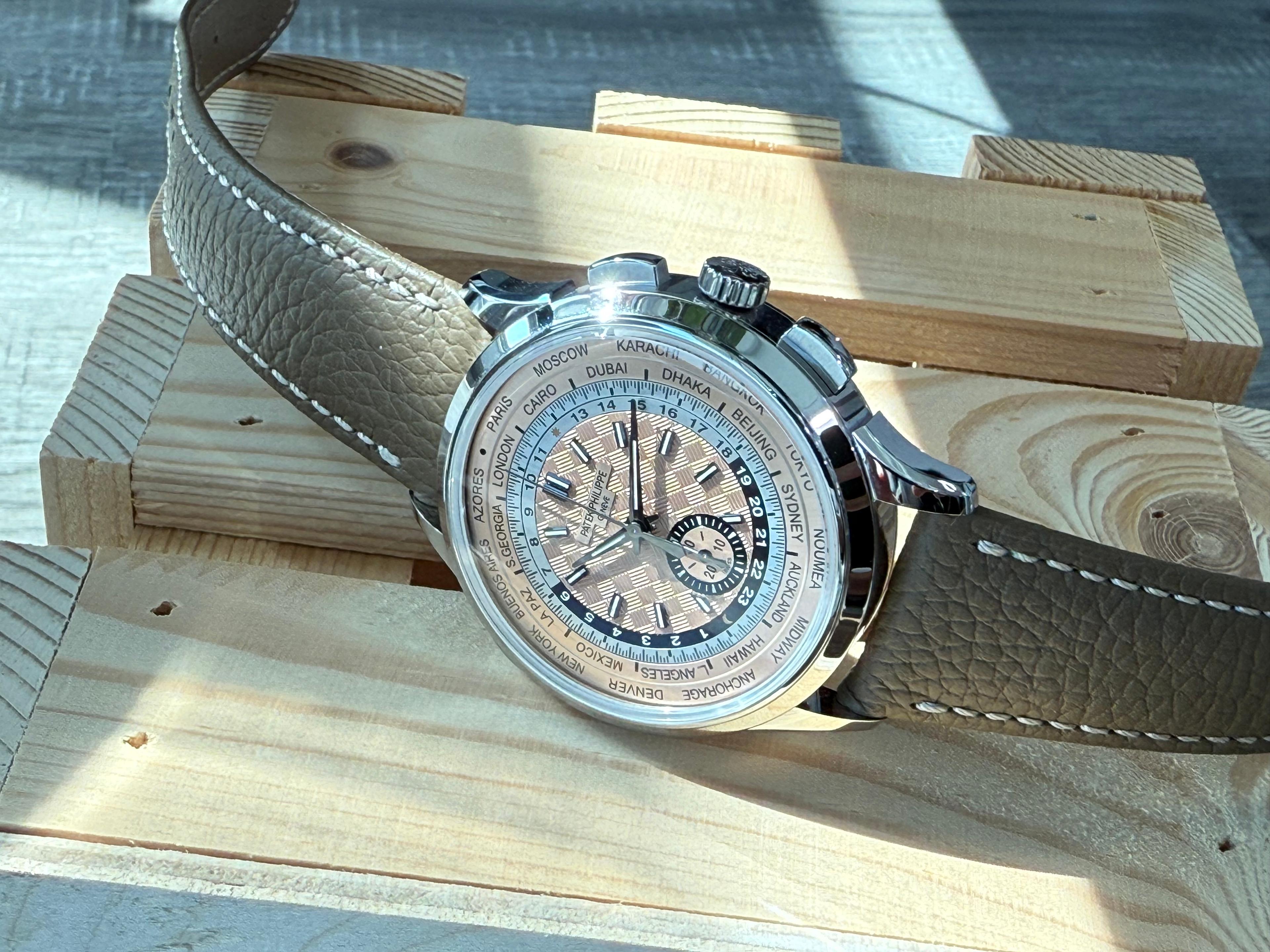 Complications World Time Chronograph Flyback Steel - 5935A-001