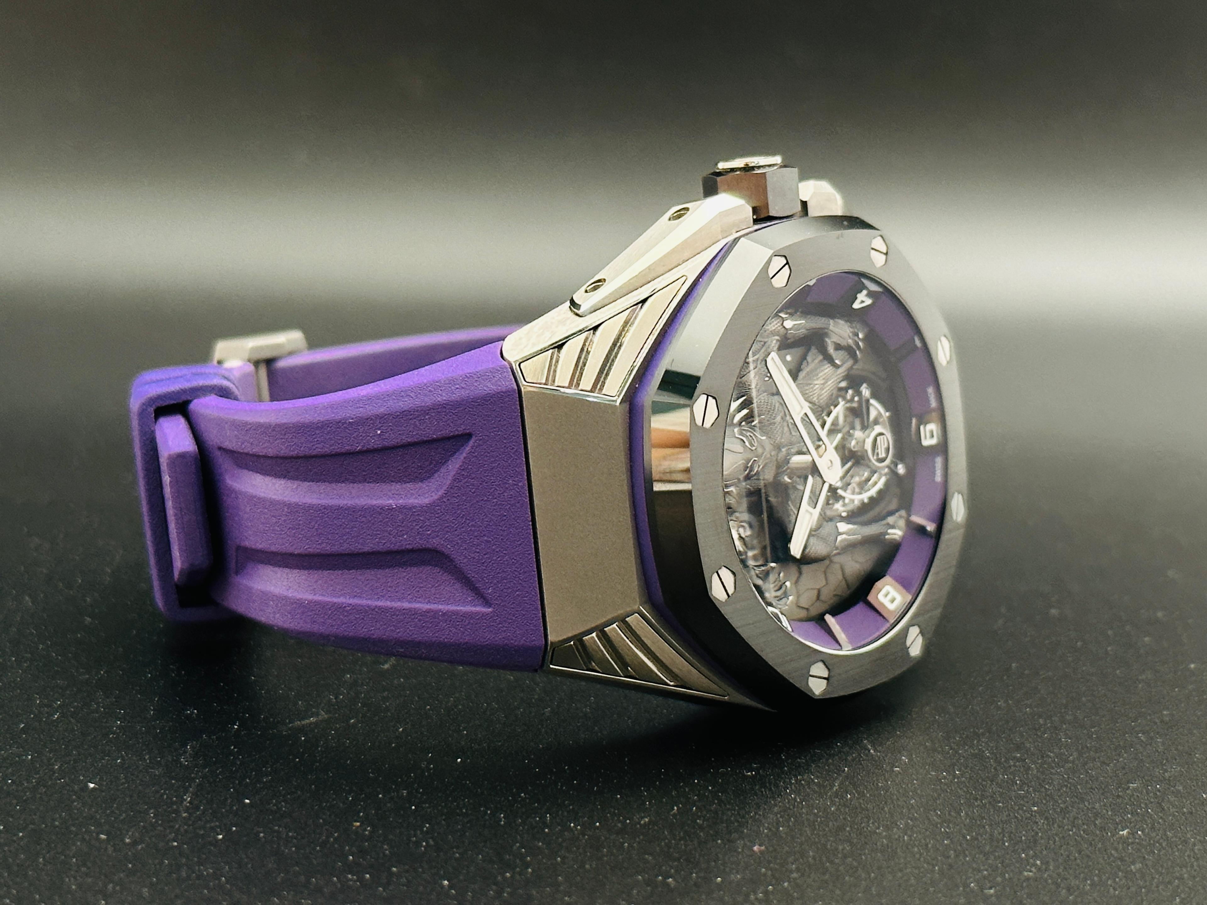 Royal Oak Concept “Black Panther” Flying Tourbillon Titanium Limited 250 Pcs. - 26620IO.OO.D077CA.01