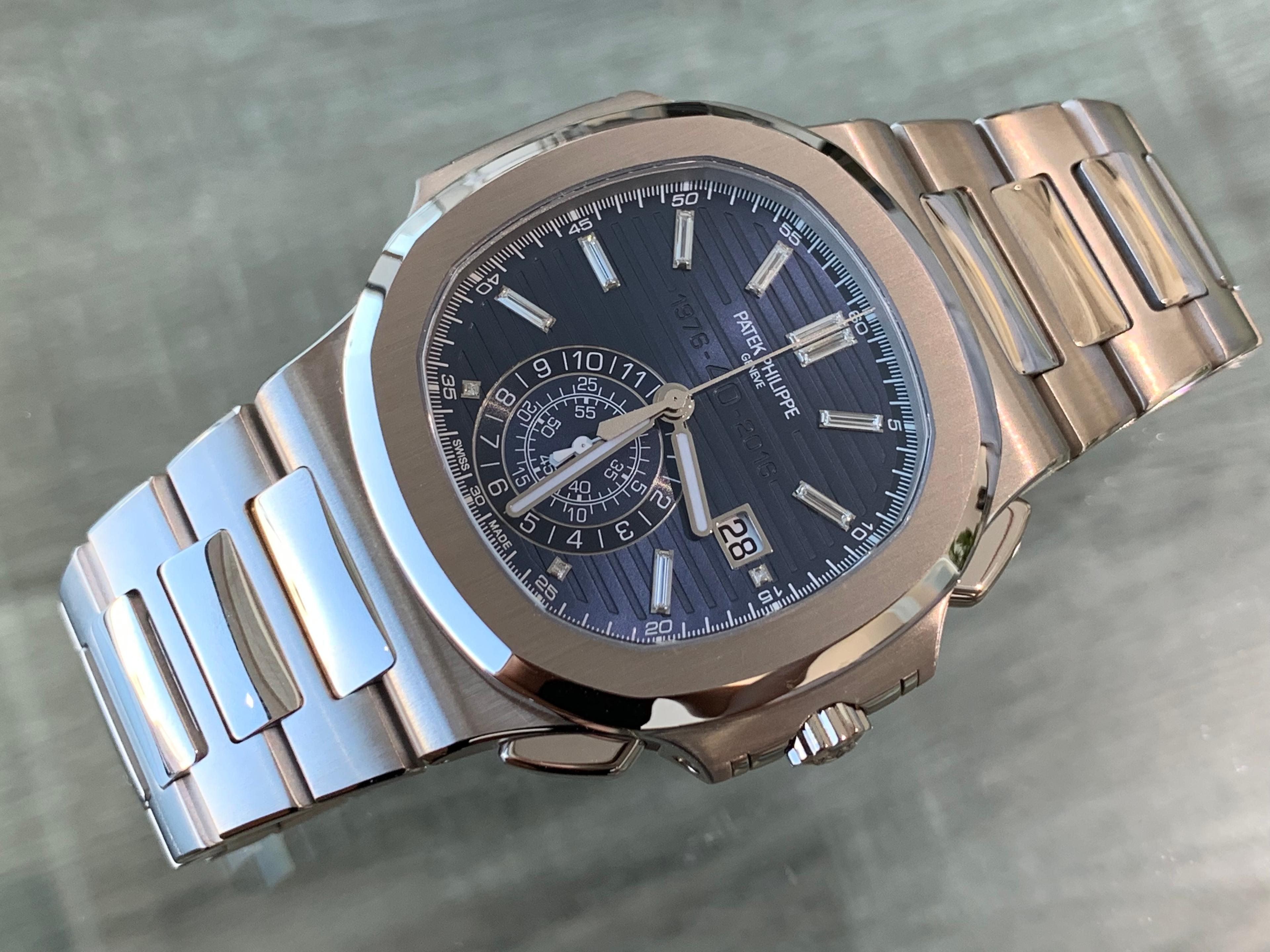 Nautilus 40th Anniversary White Gold Blue Dial - 5976/1G