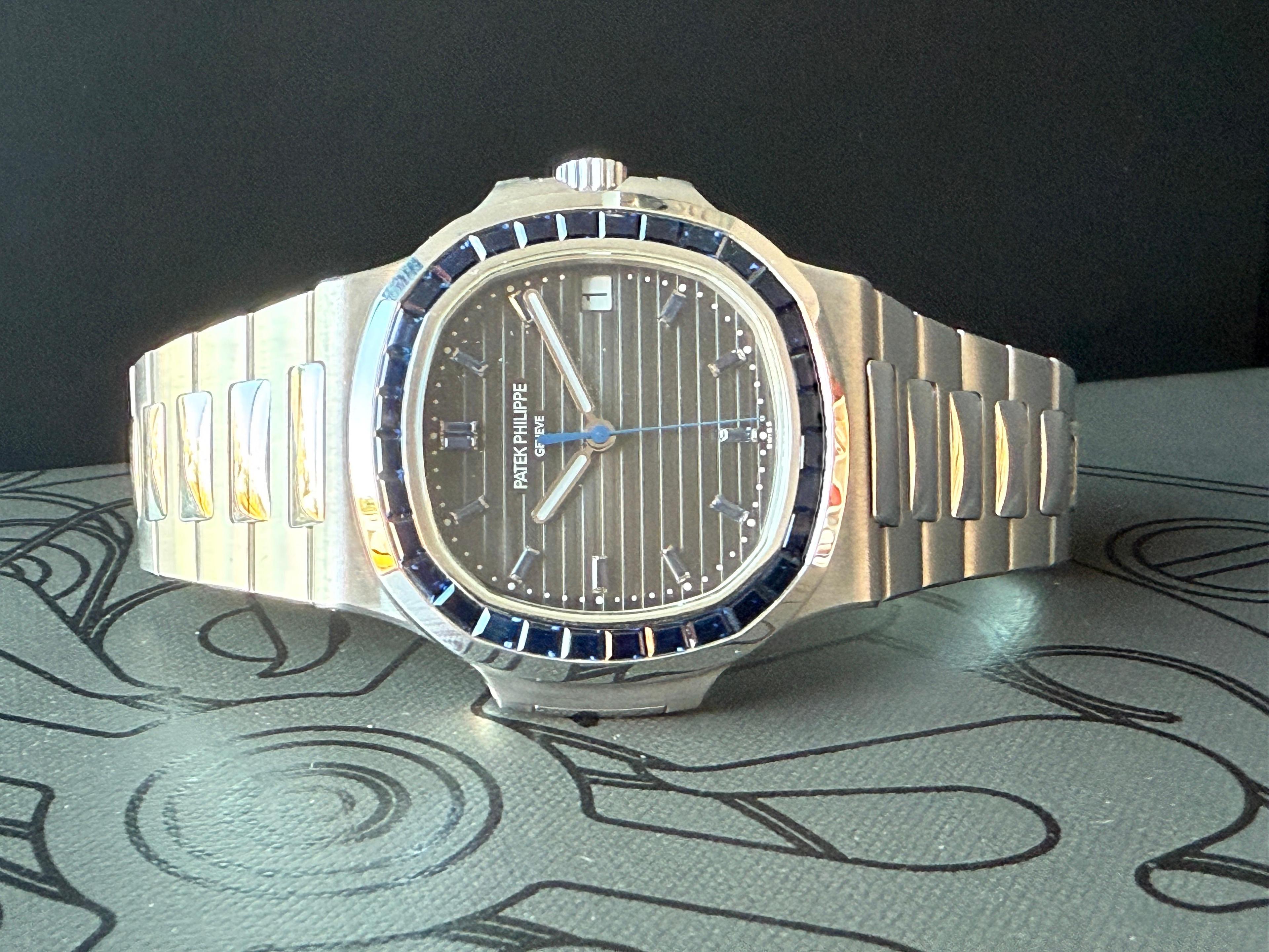 Platinum Nautilus Blue Sapphire Bezel Limited Edition - 5711/111P-001