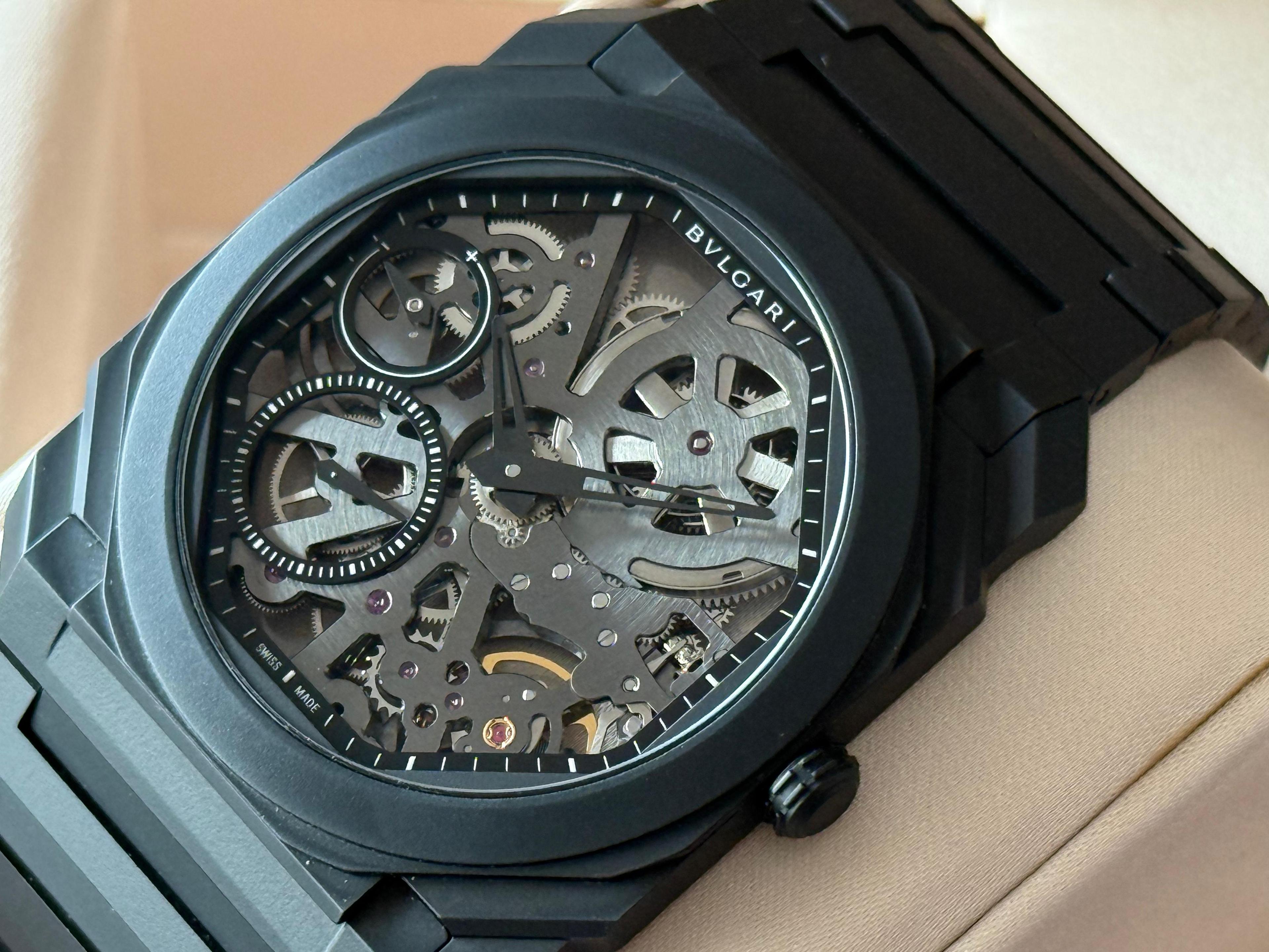 Octo Finissimo Skeleton Black Ceramic - 103126