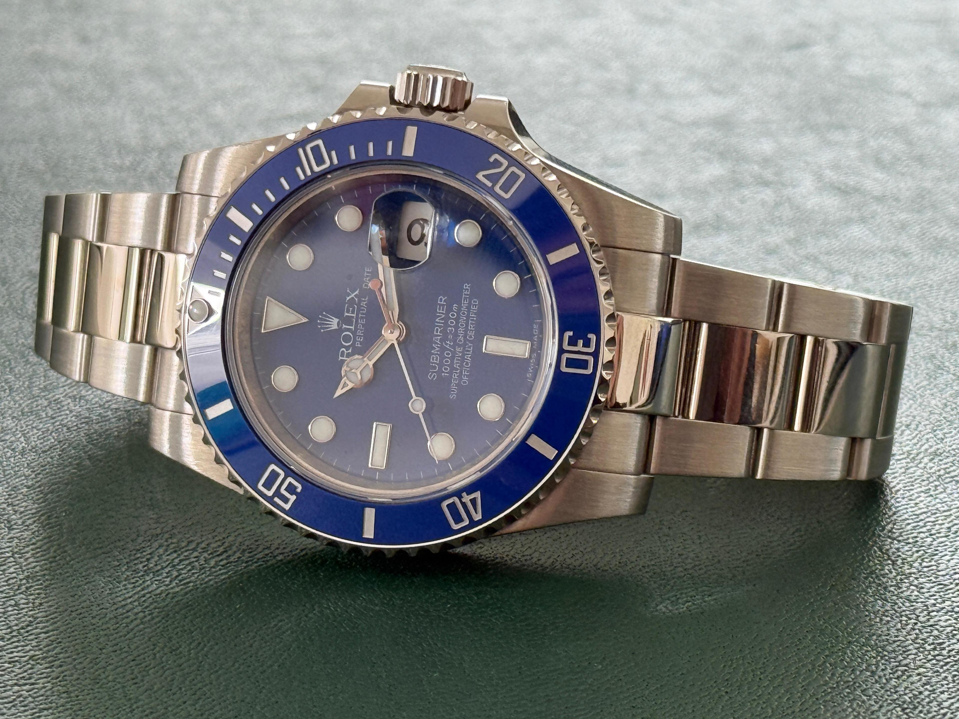 Submariner Oyster Perpetual Date White Gold - 116619LB