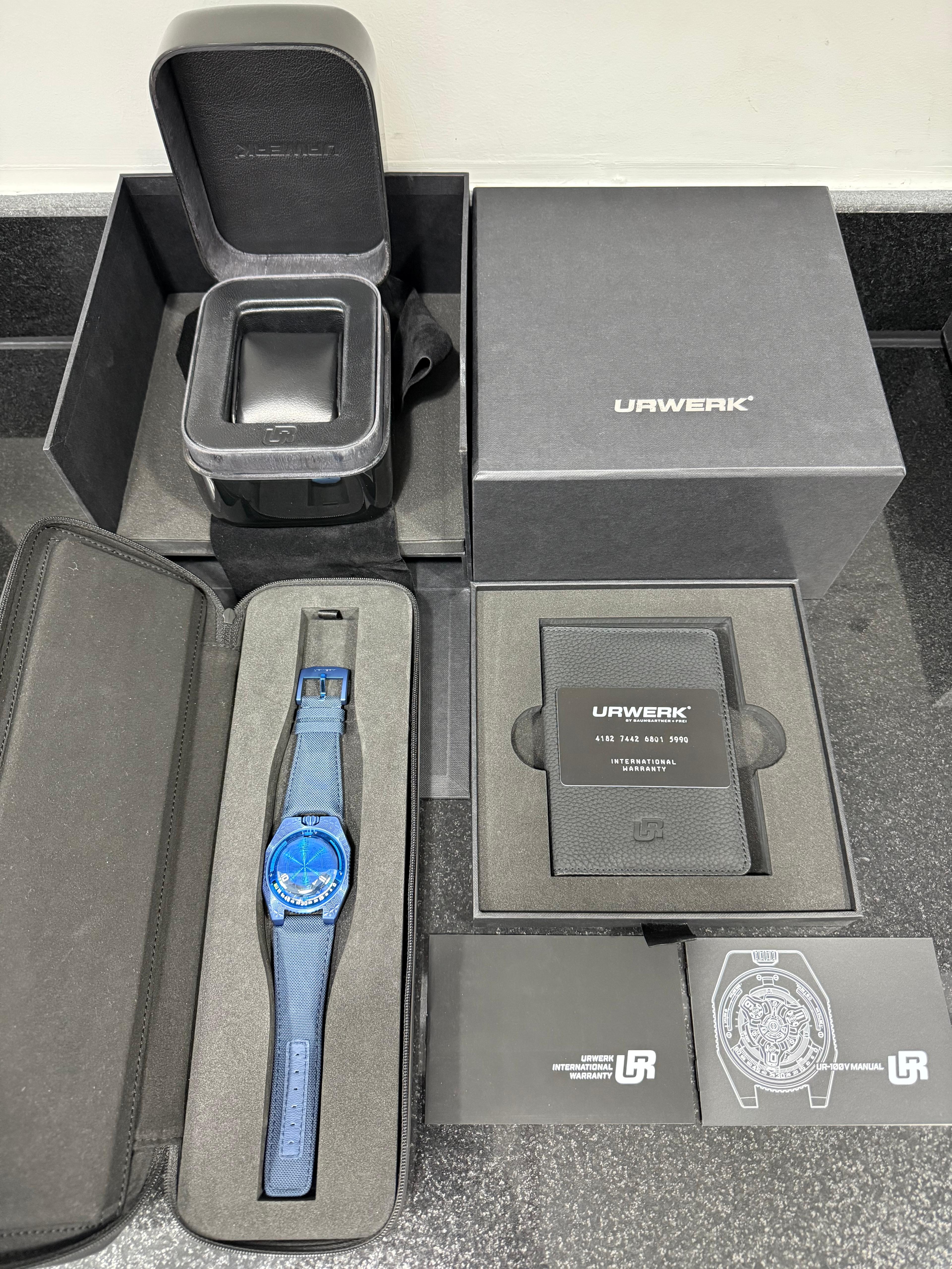 Time and Culture II Titanium Blue Limited to 30 Pcs. -  UR-100V