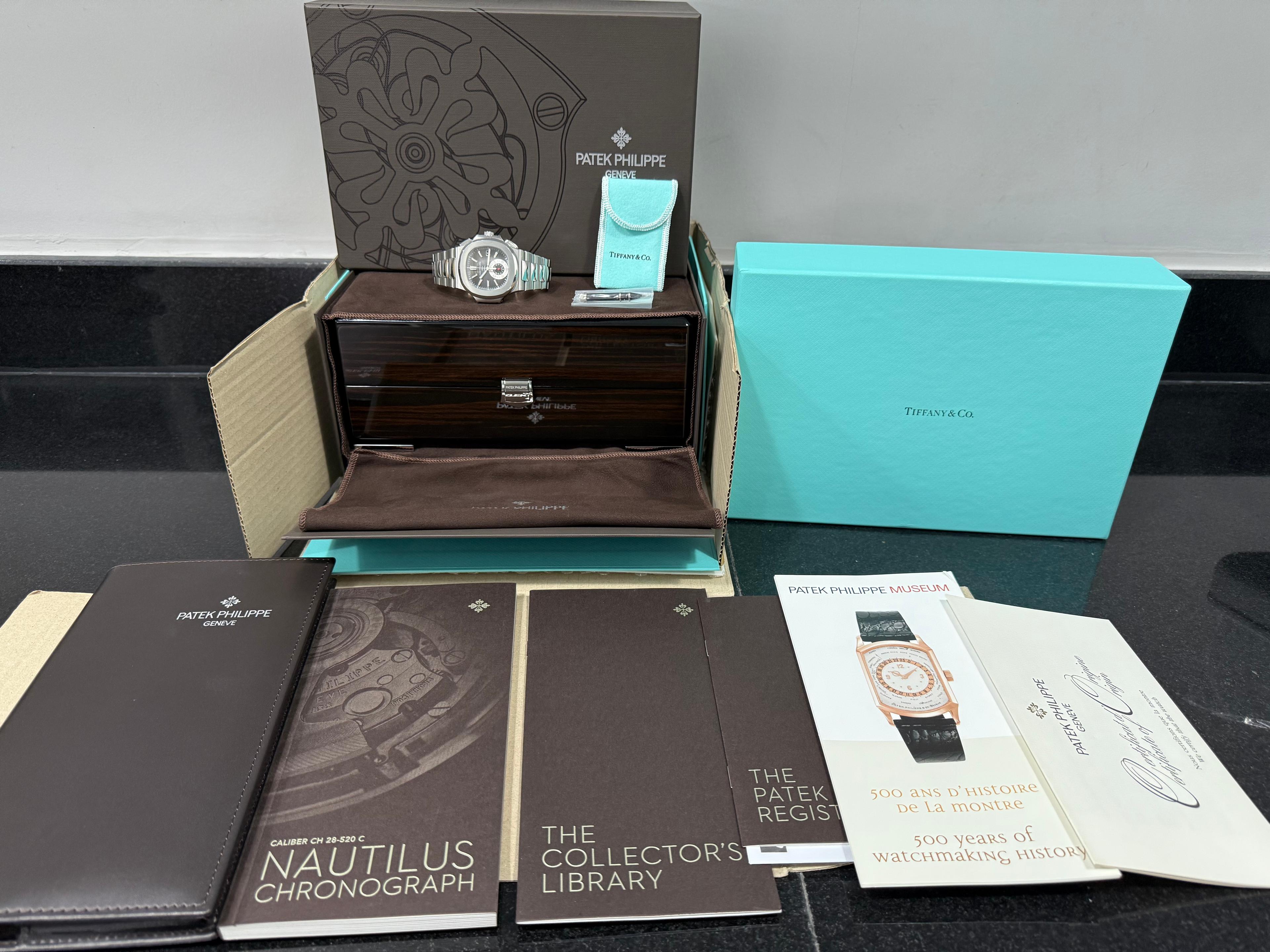 Tiffany & Co. Dial Nautilus Chronograph Steel - 5980/1A-014