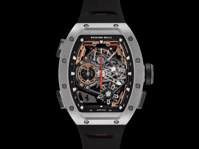 Titanium Tourbillon Split-seconds Chronograph Ferrari - RM 43-01