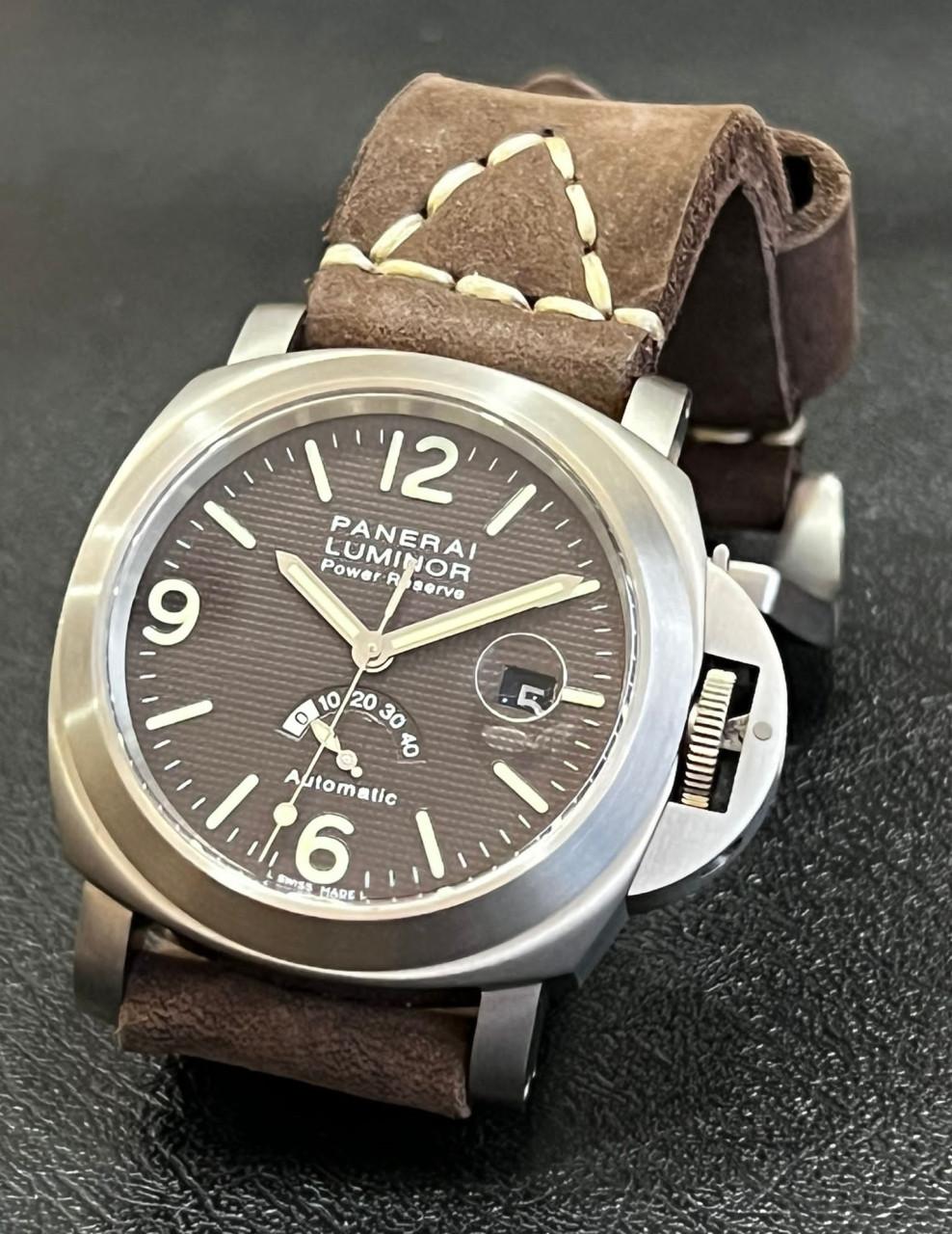 Luminor Power Reserve Titanium Brown Dial - PAM00057  