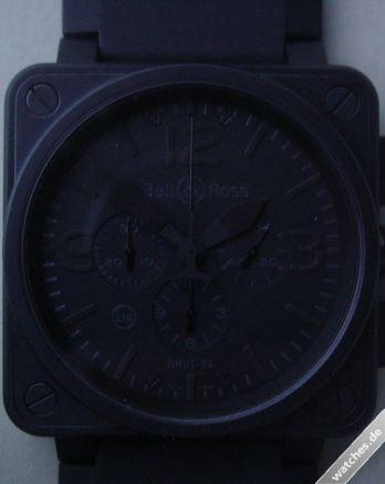 BR01-94 Bell & Ross Pahntom black watches 1