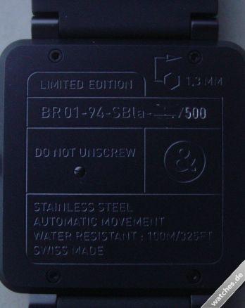 BR01-94 Bell & Ross Pahntom black watches 2