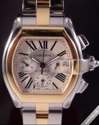 W62027Z1 Steel / Gold Cartier W62027Z1 watches 1