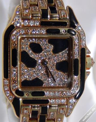 Zebra Cartier Gold and Diamonds watches 1