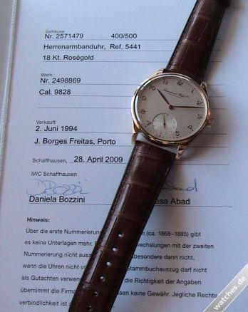 Portuguese rose gold IWC IW5441 watches 4