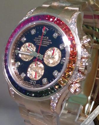 Rainbow Daytona Rolex 116598 RBOW watches 4